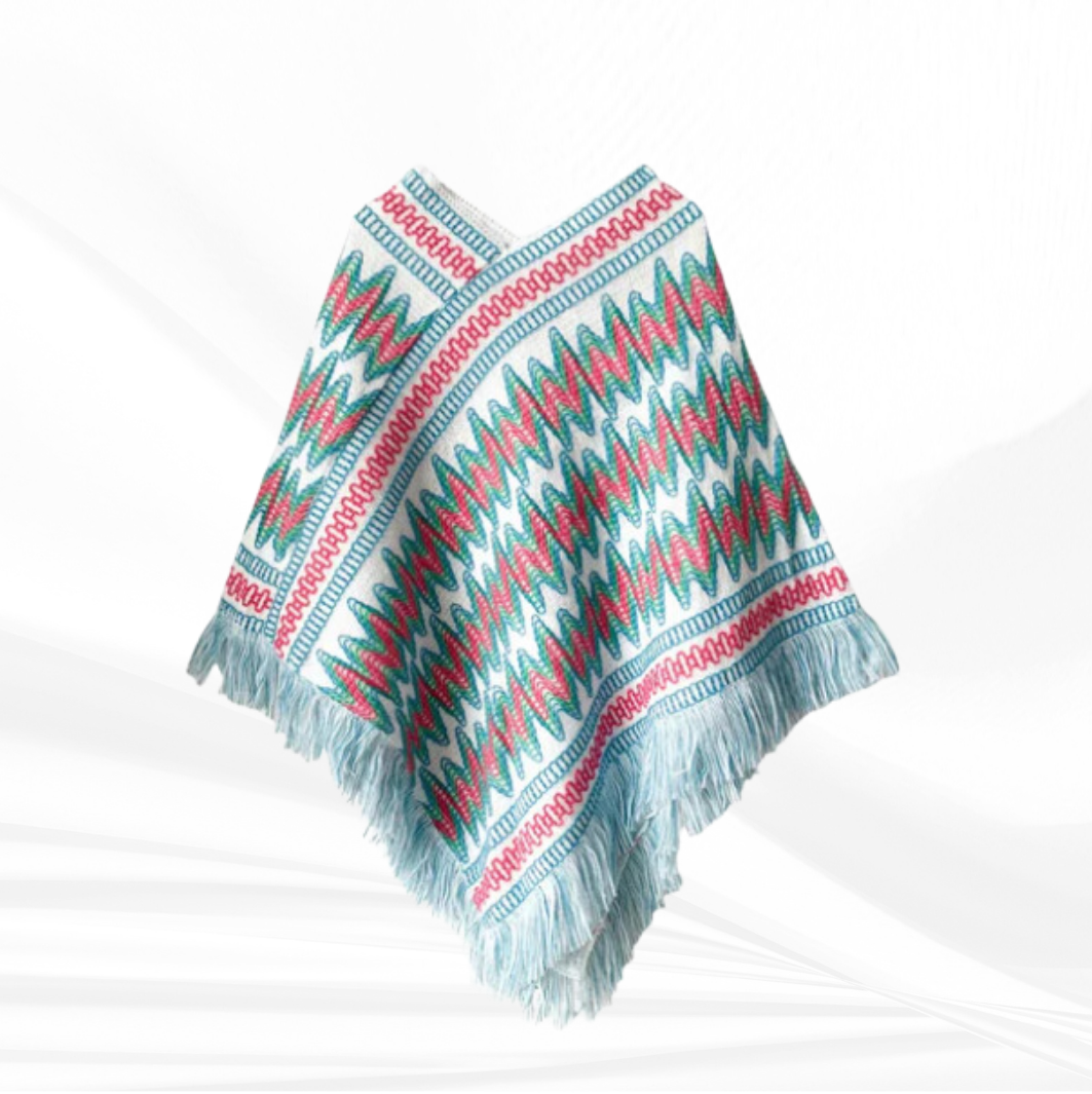 Mexican poncho sweater