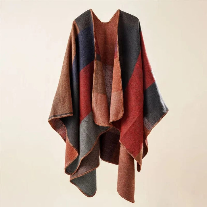 2023 New Winter Winter Fashion Poncho Women Capes Scarf Imitation Cashmere Ladies Scarves Warm Shawl Wraps Woman Ponchos