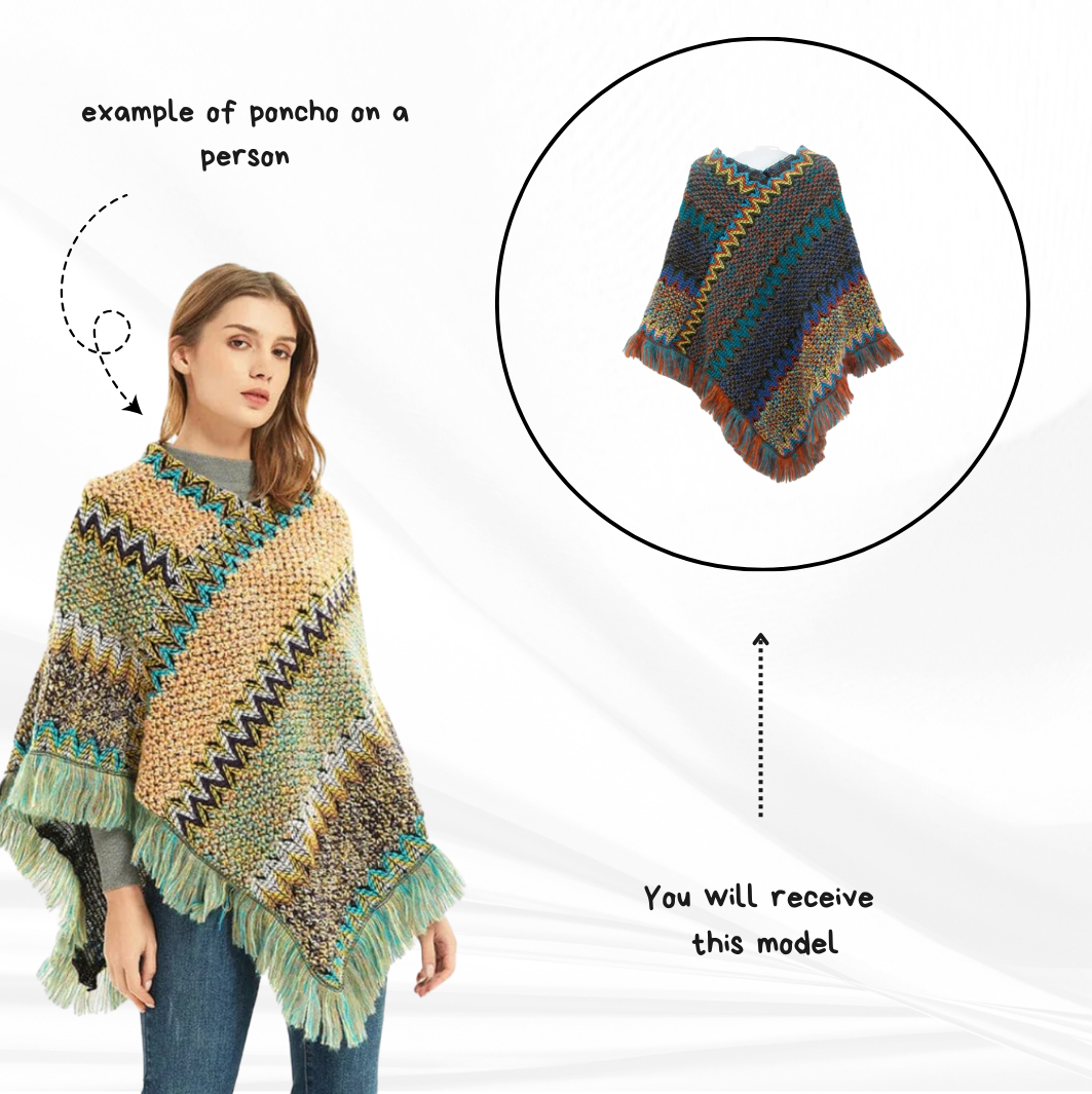 Poncho mexican sweater