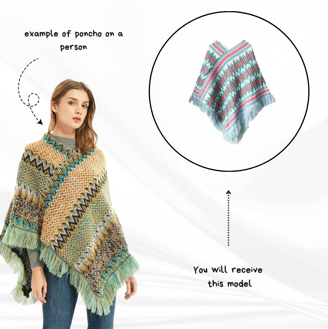 Mexican poncho sweater