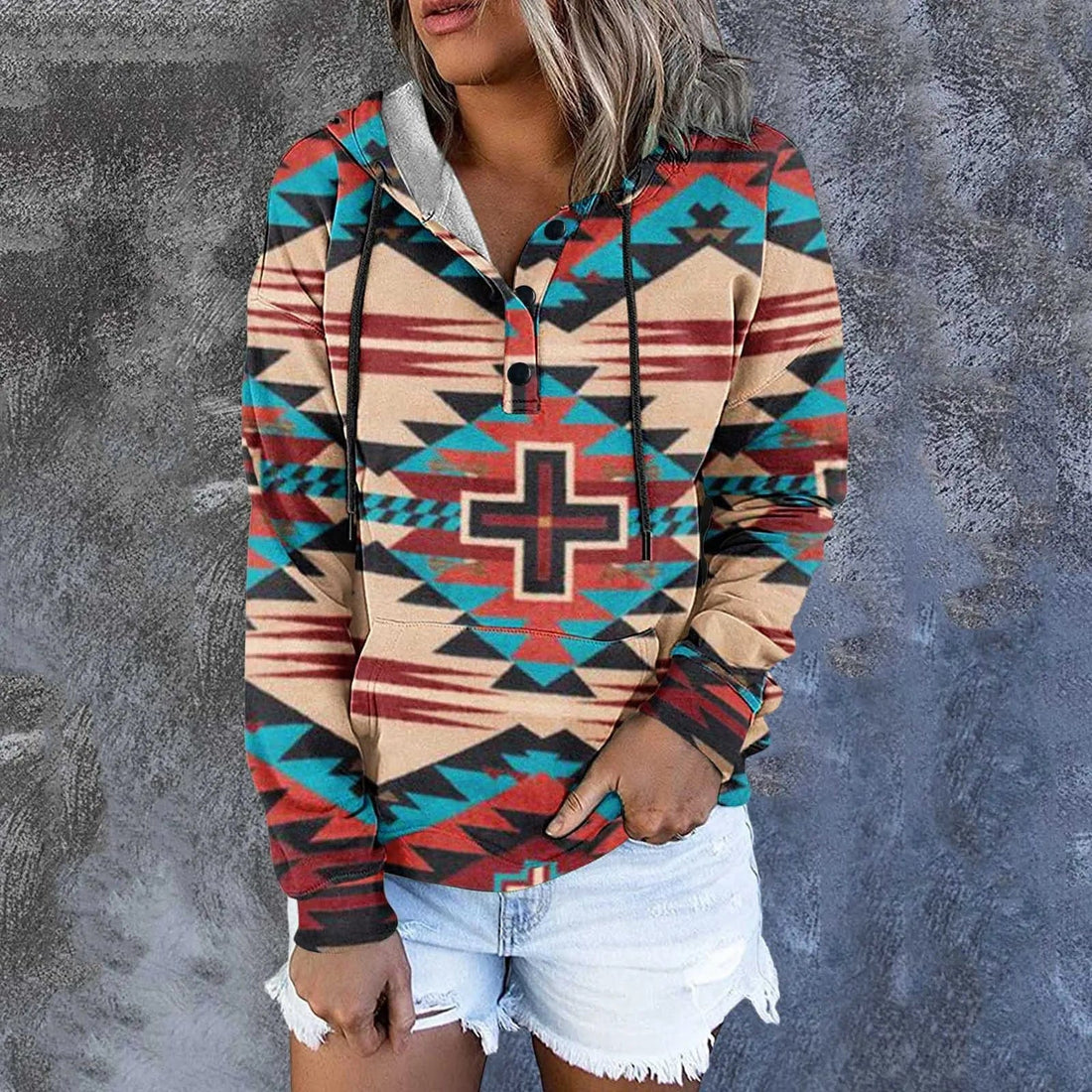 Baja pullover hoodie women's