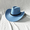 Blue Traditional Mexican Cowboy Hat