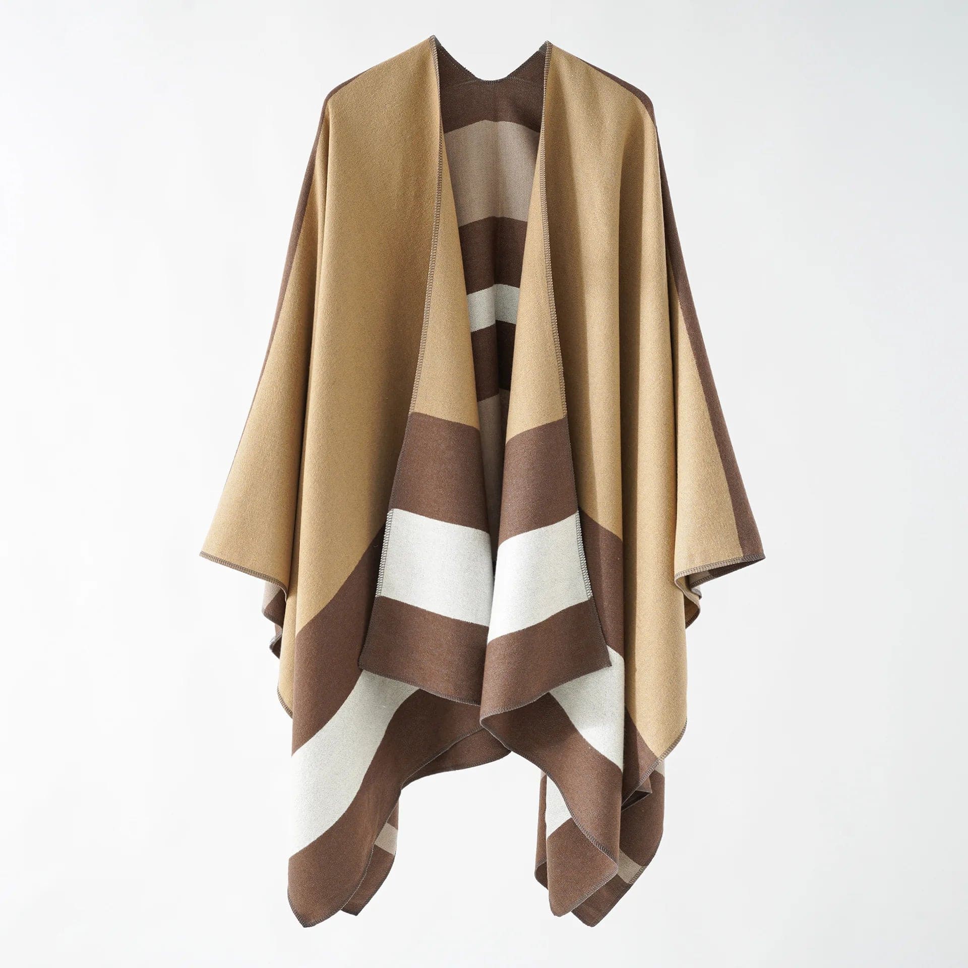 Brown mexican poncho