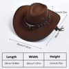 Brown Traditional Mexican Western Hat