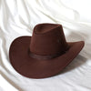 Classic Dark Brown Mexican cowboy hat