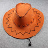 Classic Orange Mexican cowboy hat