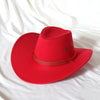 Classic Red Mexican cowboy hat