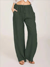 Dark Green Mexican style pants