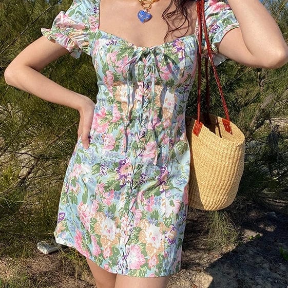 Floral mexican dress