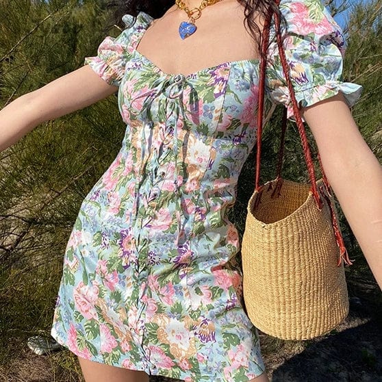 Floral mexican dress