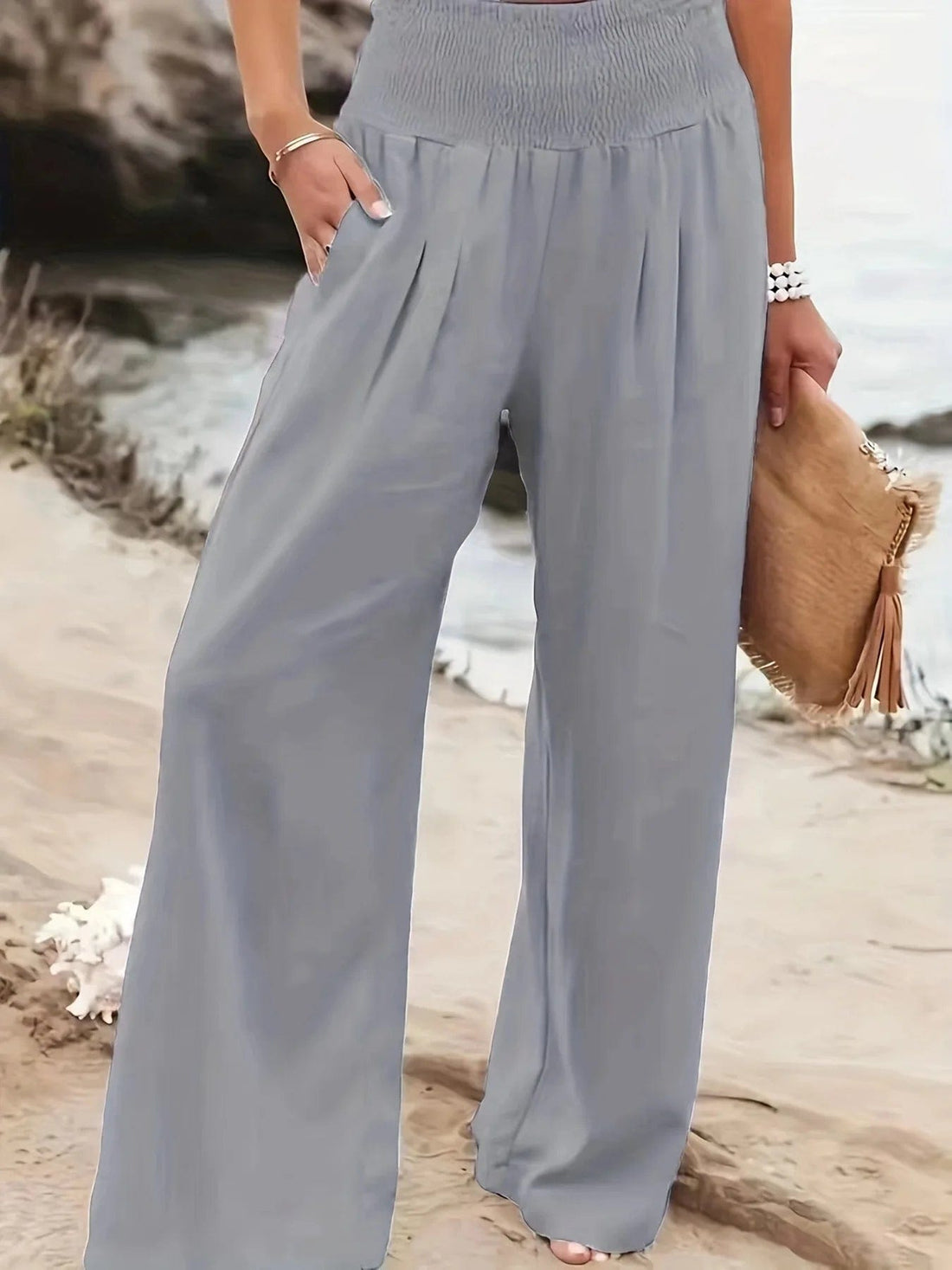 Gray Mexican baja pants