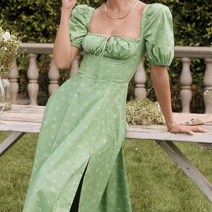 Green mexican dress