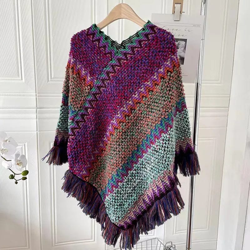 Ladies mexican poncho