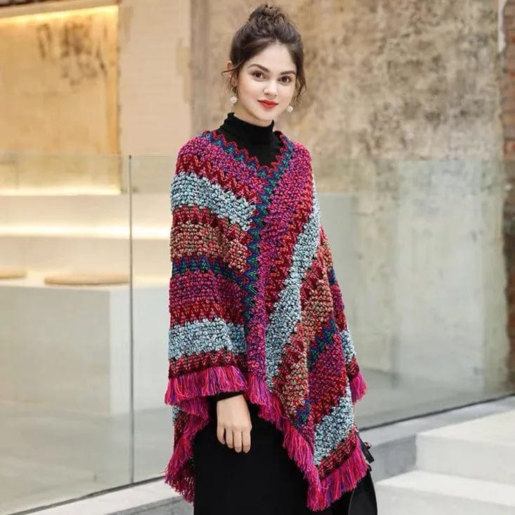 Ladies mexican poncho