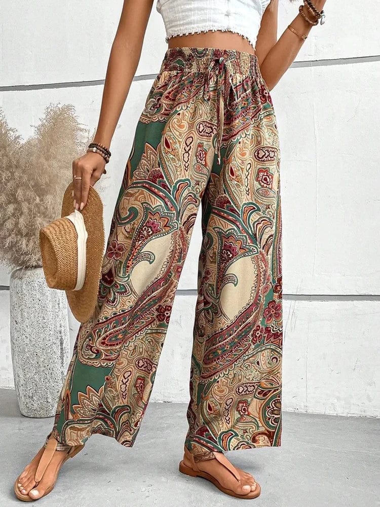 Mexican blanket pants