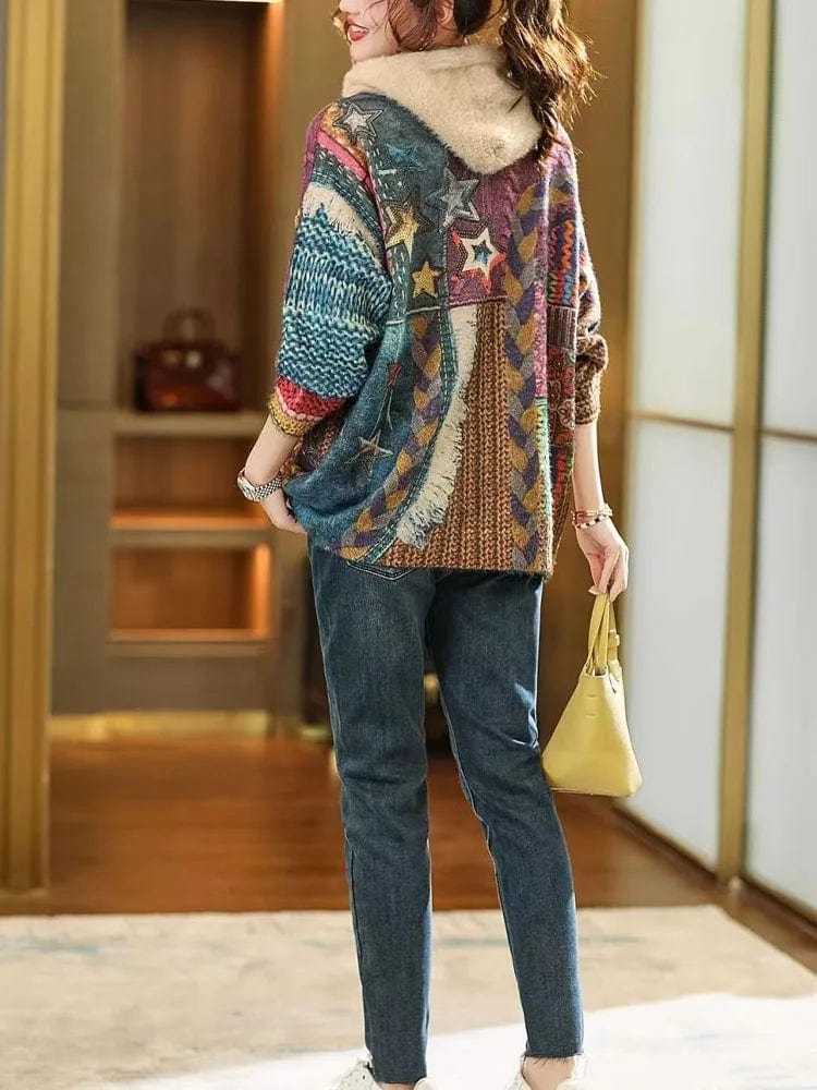 Mexican blanket sweater