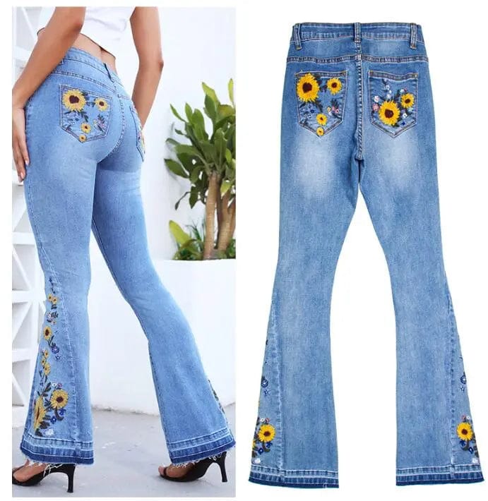 Mexican boot cut jeans