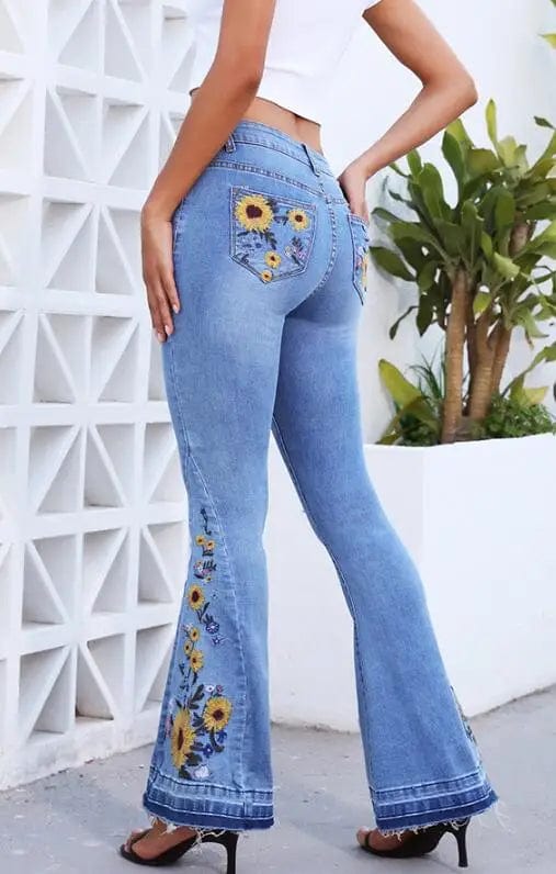 Mexican boot cut jeans