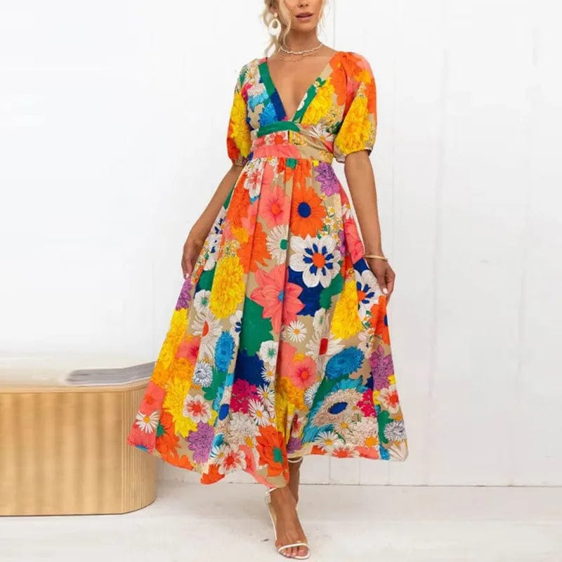 Mexican colorful dresses