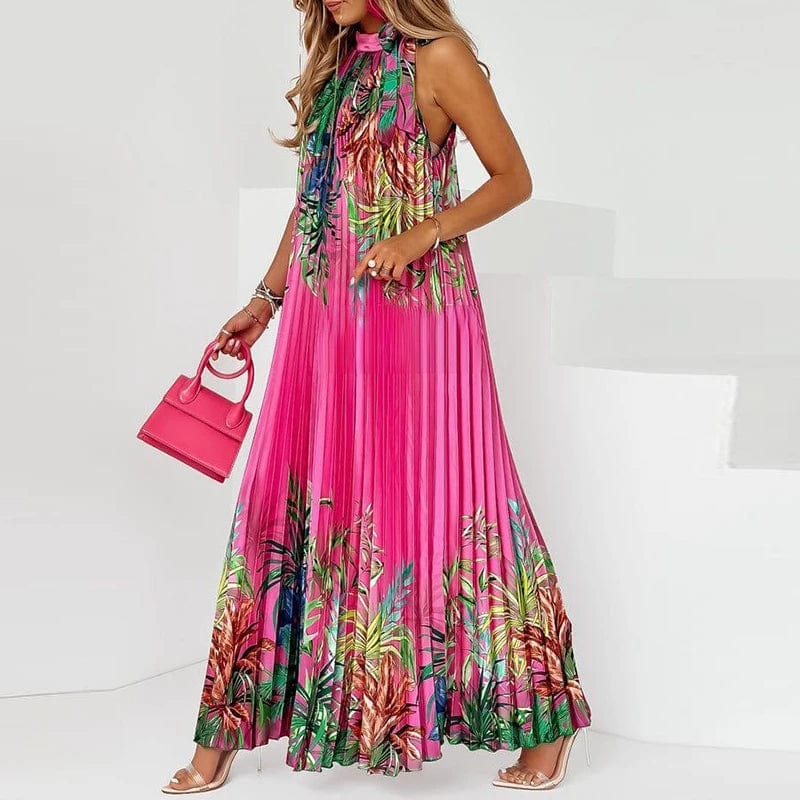 Mexican dress with flowers