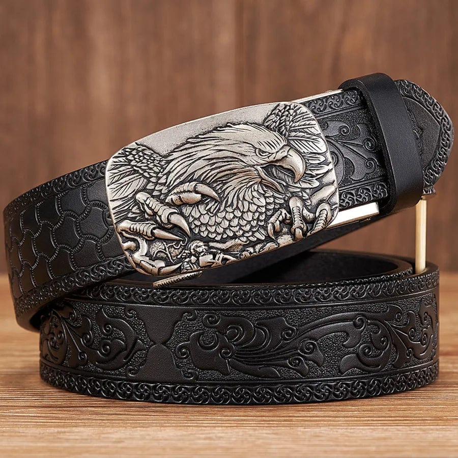 Mexican eagle belt buckle