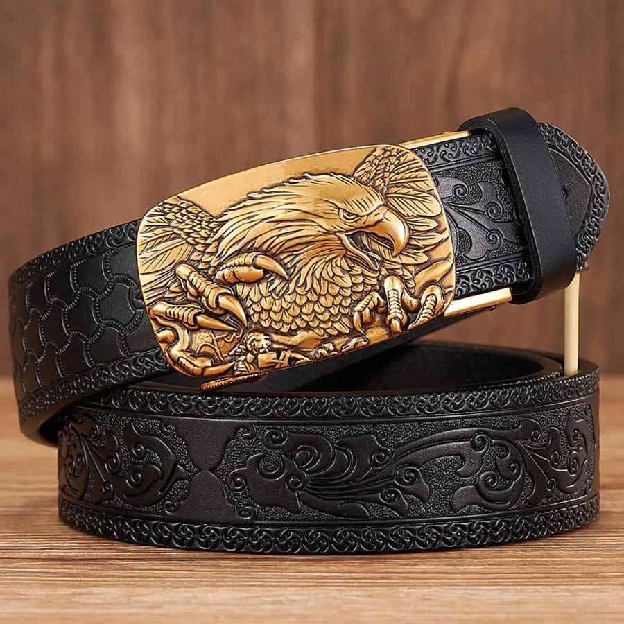 Mexican eagle belt buckle