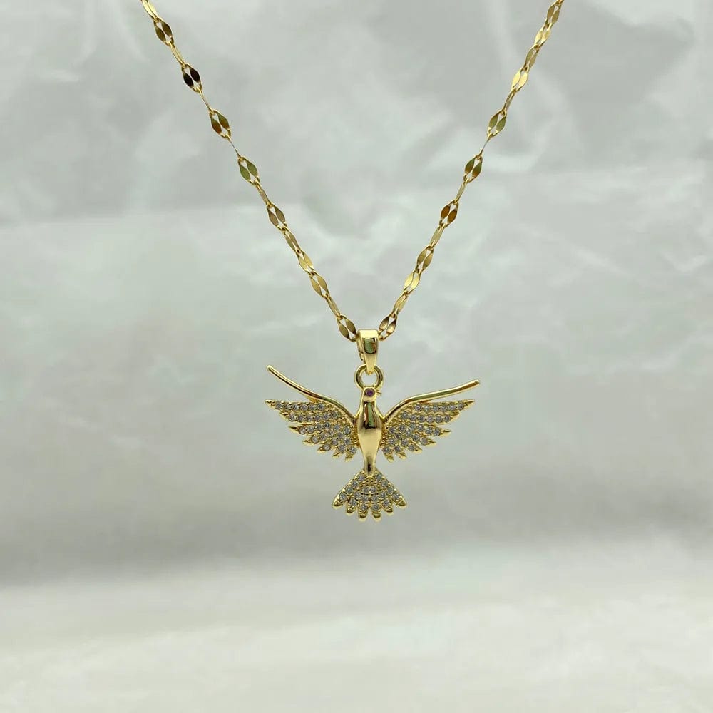 Mexican eagle necklace