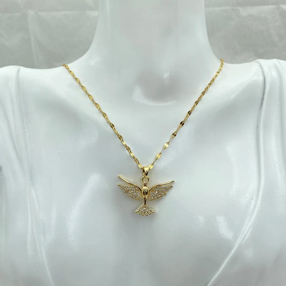 Mexican eagle necklace