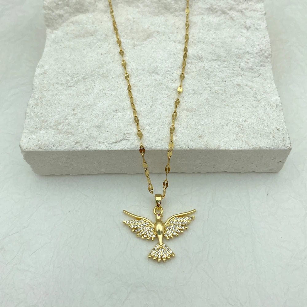 Mexican eagle necklace