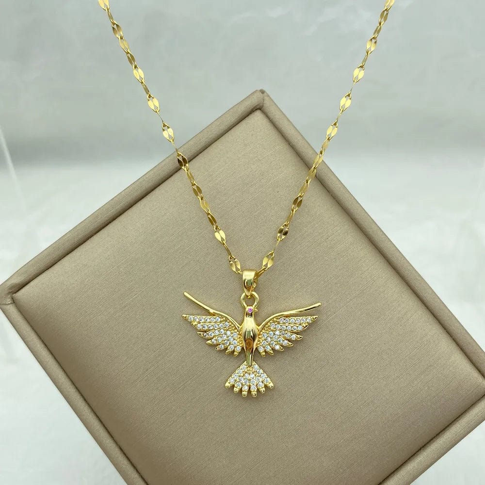 Mexican eagle necklace