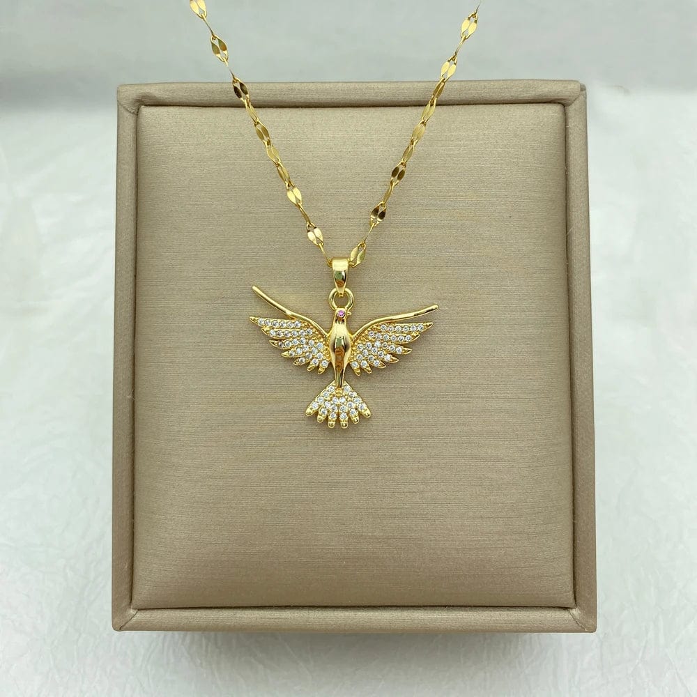 Mexican eagle necklace