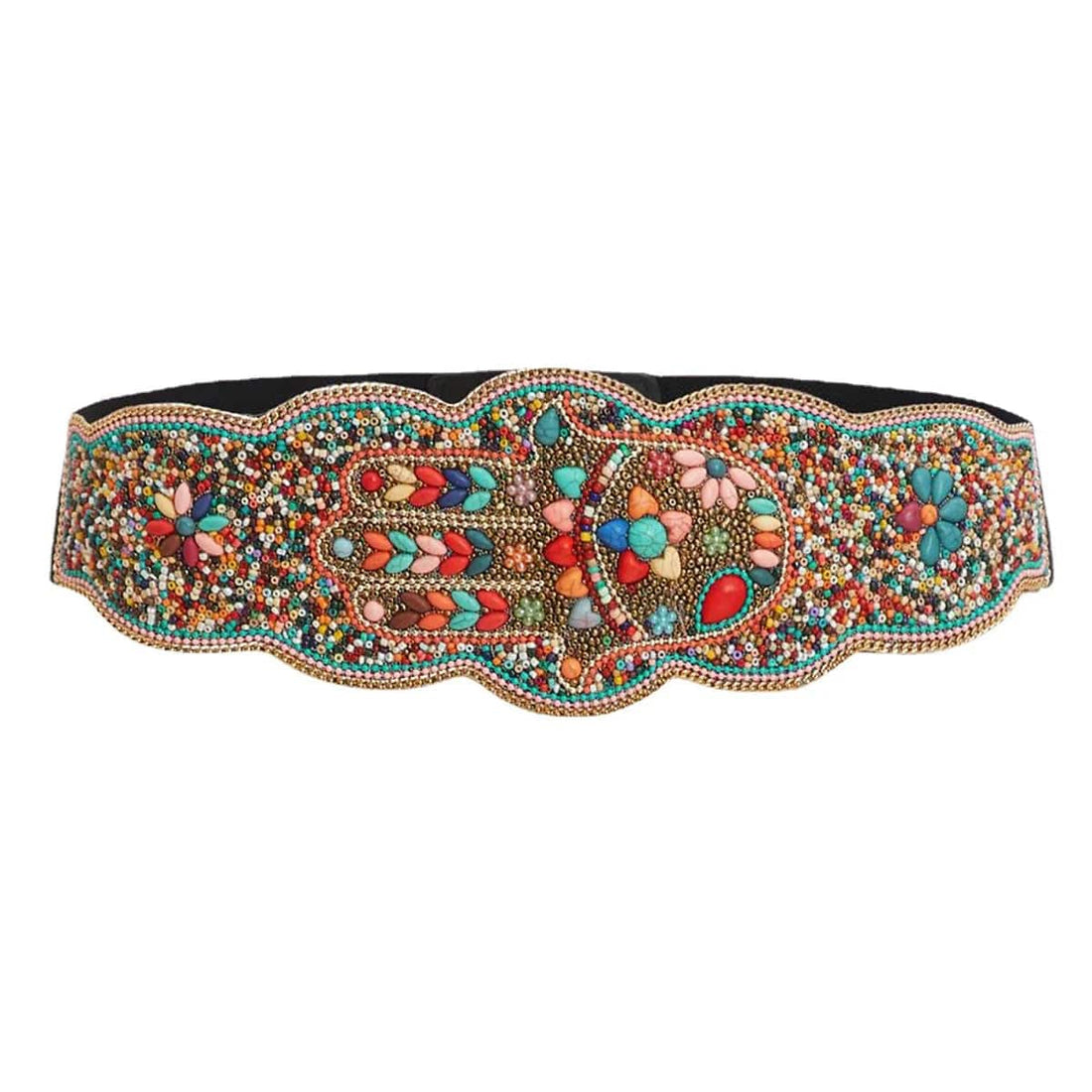 Mexican embroidered belt sash