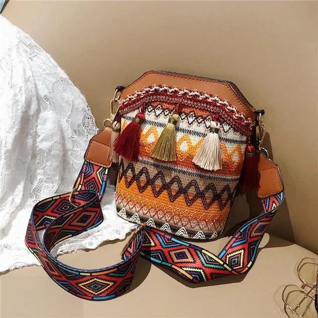 Mexican embroidered purse