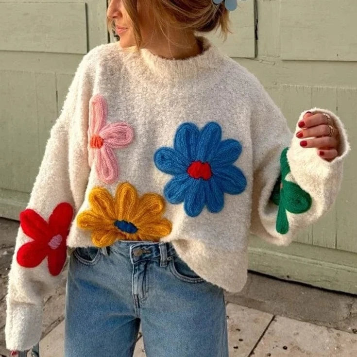 Mexican embroidered sweater