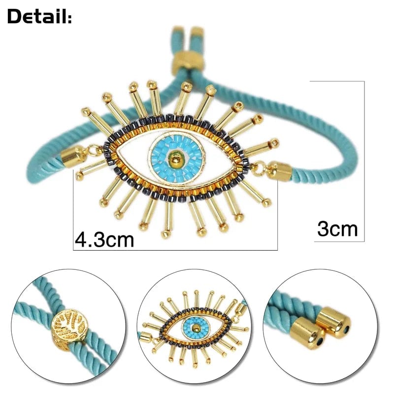 Mexican evil eye bracelet