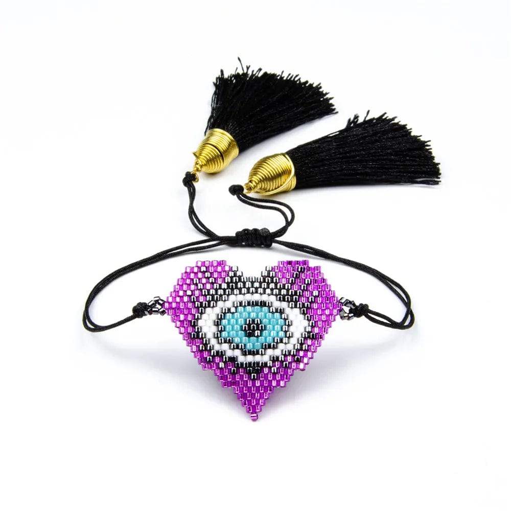 Mexican eye bracelet