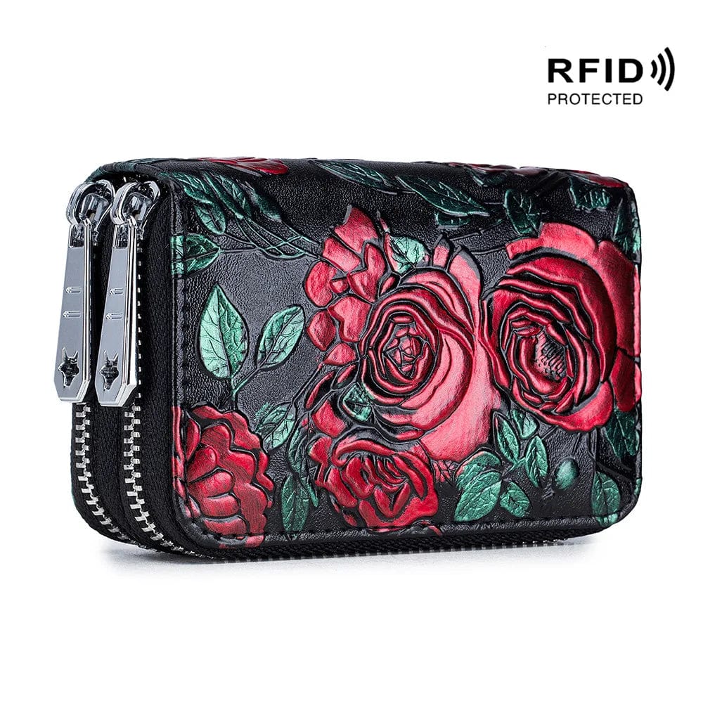 Mexican flower coin purse