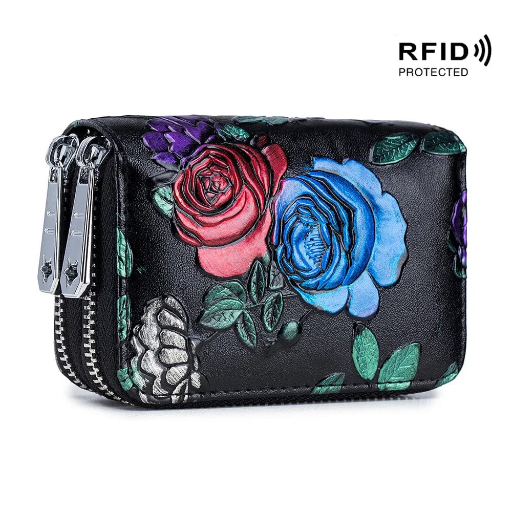 Mexican flower coin purse