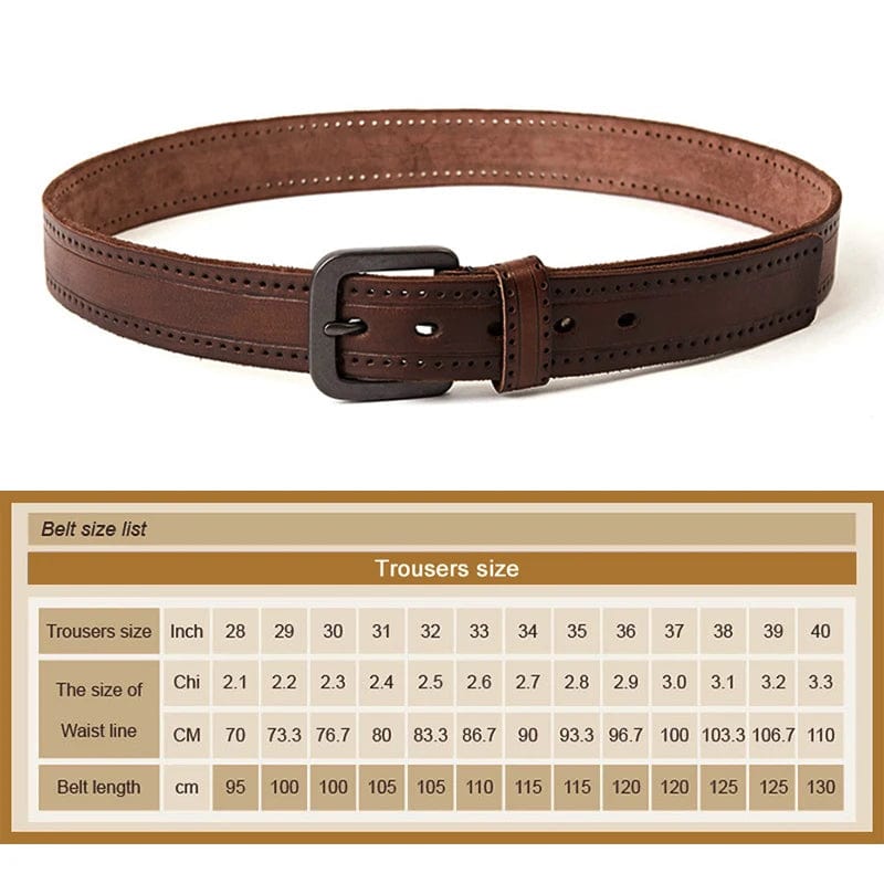 Mexican leather belts for men