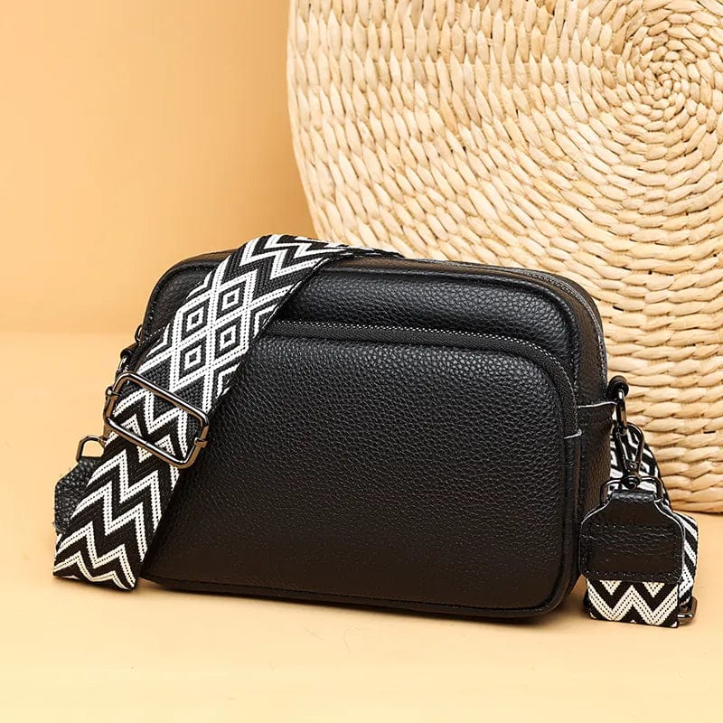 Mexican leather crossbody purse