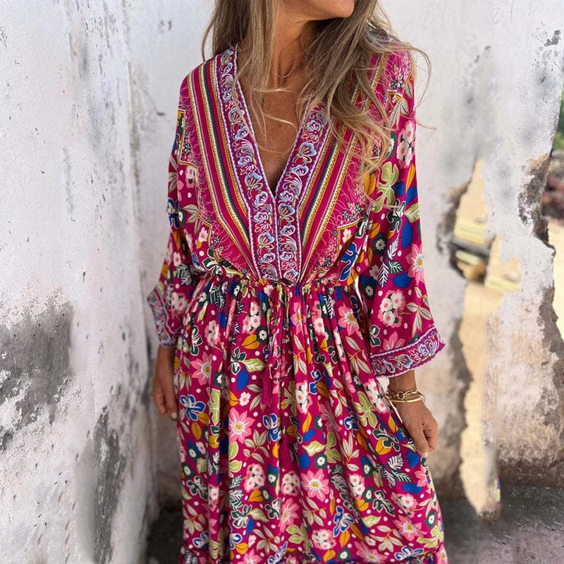 Mexican long sleeve dress