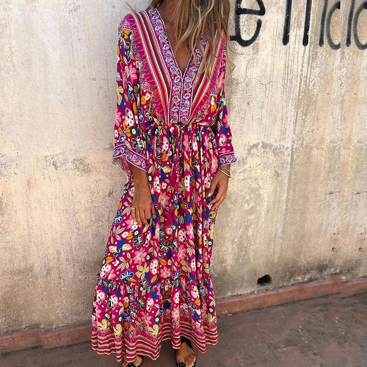 Mexican long sleeve dress