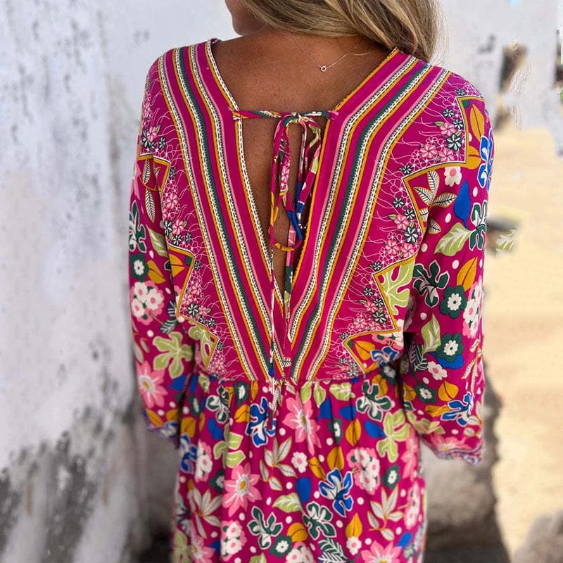 Mexican long sleeve dress