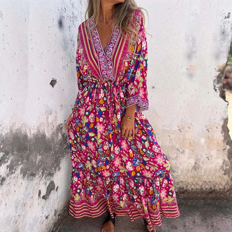 Mexican long sleeve dress