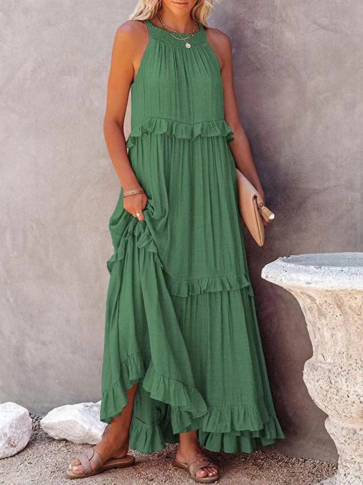 Mexican ruffle dress