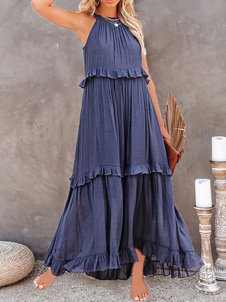 Mexican ruffle dress