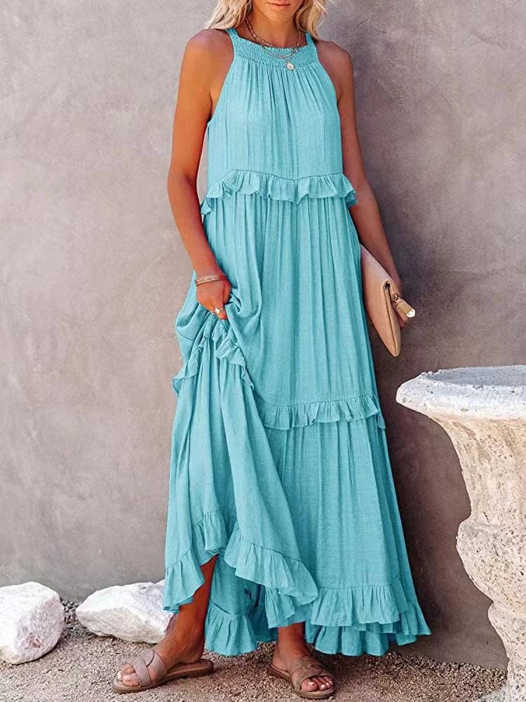 Mexican ruffle dress