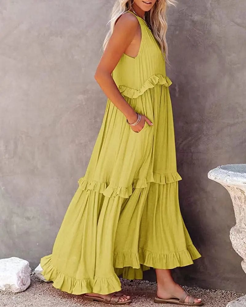 Mexican ruffle dress