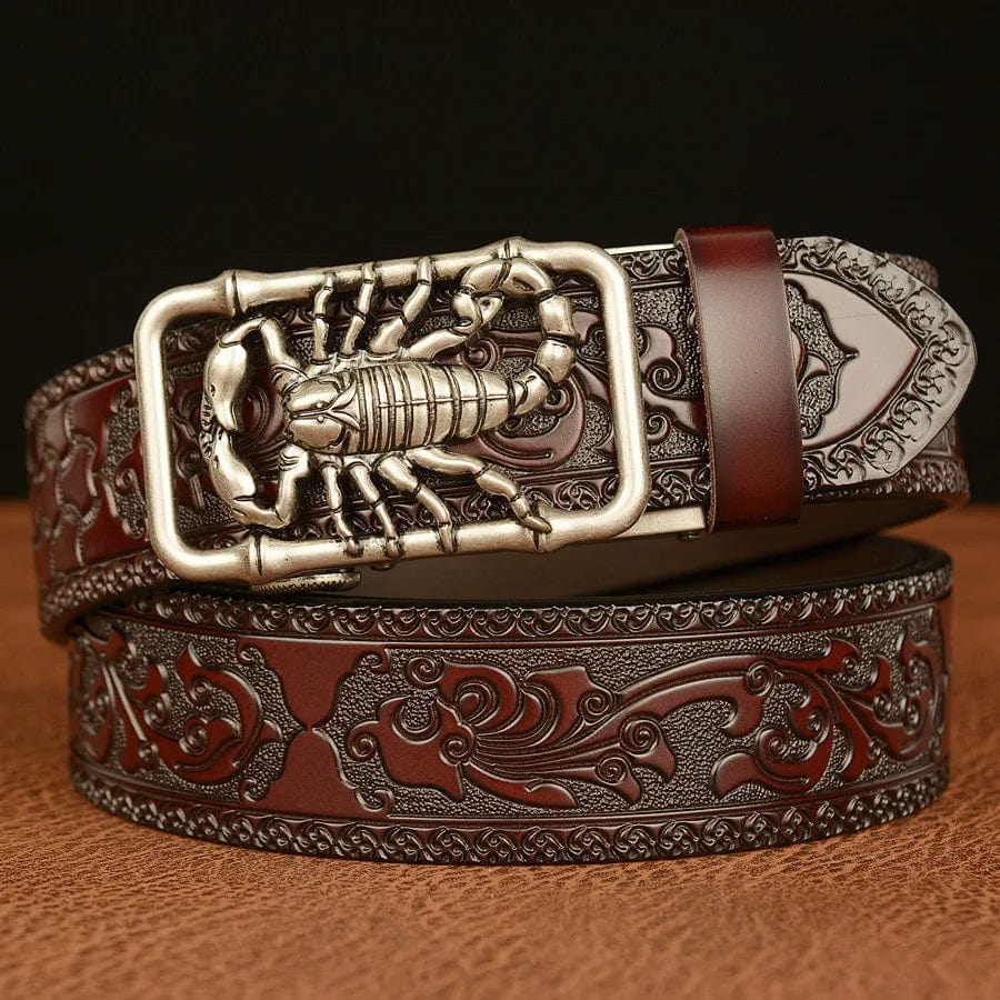 Mexican scorpion belt buckle