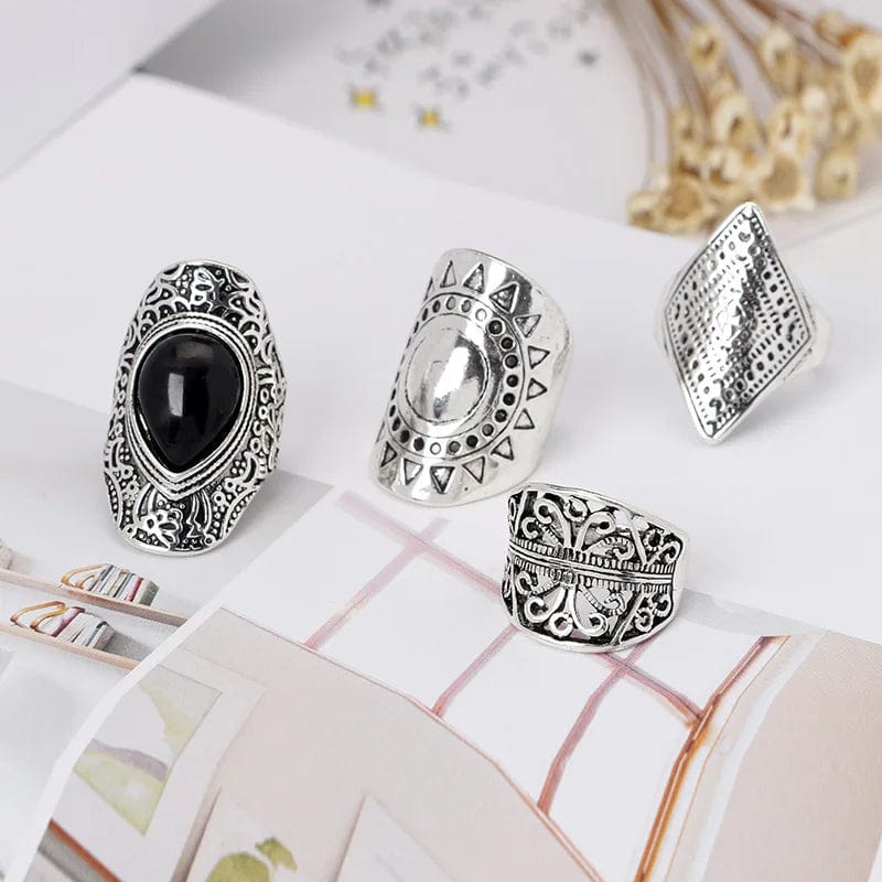 Mexican silver rings